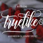 Truelike Font Poster 1