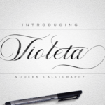 Violeta Font Poster 1