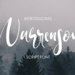 Warrenson Font Poster 1