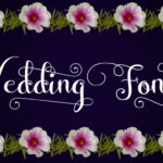 Wedding Font Poster 1