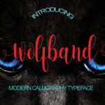 Wolfband Font Poster 1