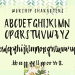 Worship Font Poster 2