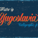 Yugoslavia Font Poster 4