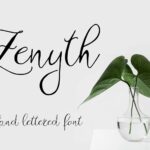 Zenyth Font Poster 1