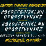 Cluisher Brush Font Poster 5