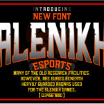 Alenikh Sports Font Poster 3