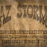 AZ Storm Fonts