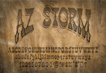 AZ Storm Fonts