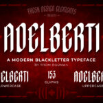 Adelberti Font Poster 3