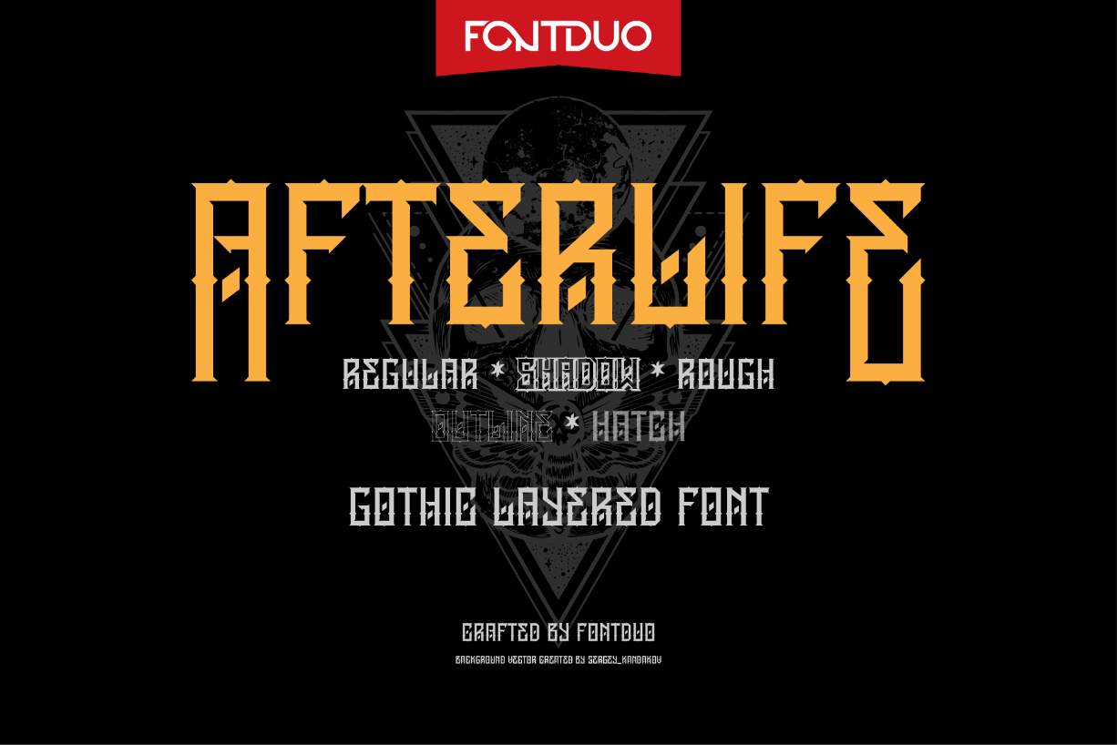 Afterlife Font Poster 1