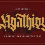 Agathiqy Font Poster 3