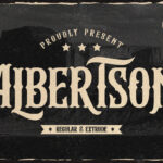 Albertson Font Poster 3