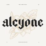 Alcyone Font Poster 1