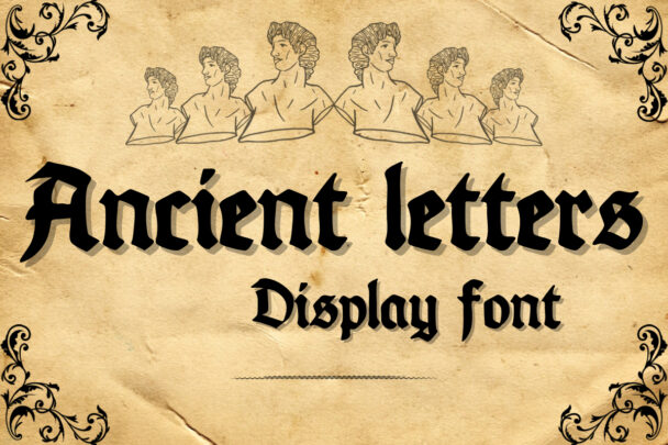 Ancient Letters Font - Font Canyon