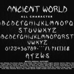 Ancient World Font Poster 9