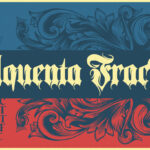 Aquenta Fracta Font Poster 3