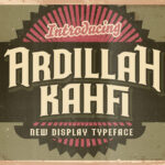 Ardilah Kafi Font Poster 3