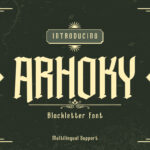 Arhoky Font Poster 3