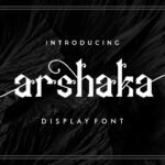 Arshaka Font Poster 3