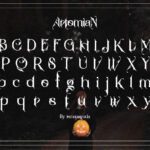 Artemian Font Poster 9