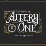 Artery One Font Poster 3