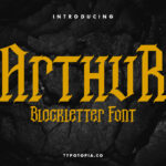 Arthur Font Poster 3