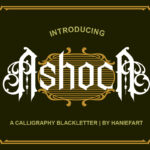 Ashoca Font Poster 3