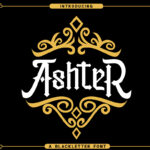 AshteR Font Poster 1