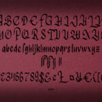 Atmospheric Christmas Font Poster 6