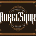 Aurel Shine Font Poster 3