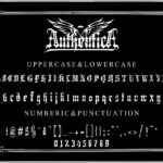 Authentica Font Poster 7