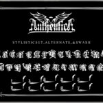 Authentica Font Poster 8