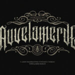 Auvelamerde Font Poster 3