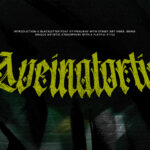 Aveinatortia Font Poster 3