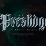 Avestrava Outermost Font Poster 7