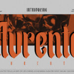 Avrente Font Poster 3