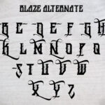 BLAZE Font Poster 5