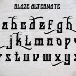 BLAZE Font Poster 6