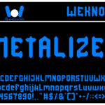 Baby Metal Font Poster 7