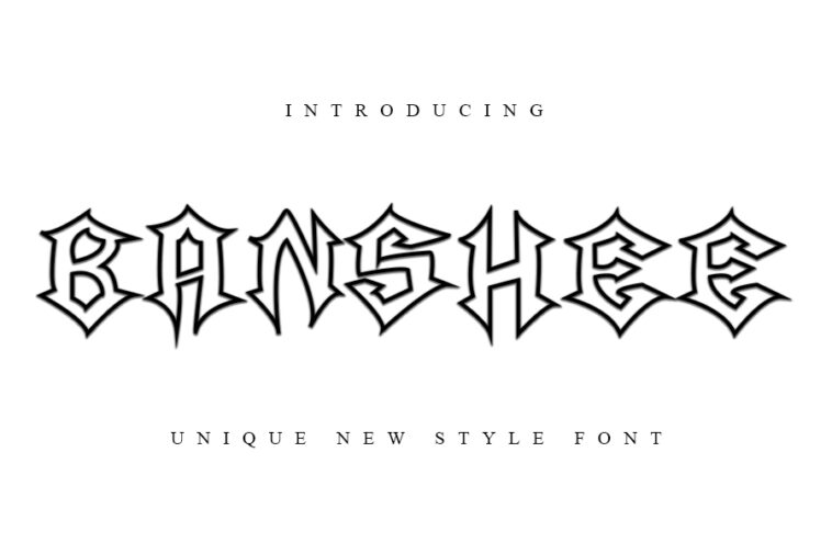 Banshee Font - Font Canyon