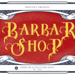 Barbar Shop Font Poster 3