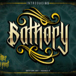 Bathory Font Poster 1