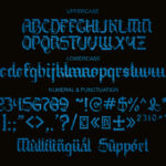 Battom Glory Font Poster 9