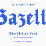 Bazelle Font Poster 3