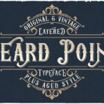 Beard Point Font Poster 3