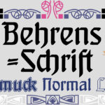 Behrens-Schrift Font Poster 1