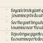 Bergolost Font Poster 9