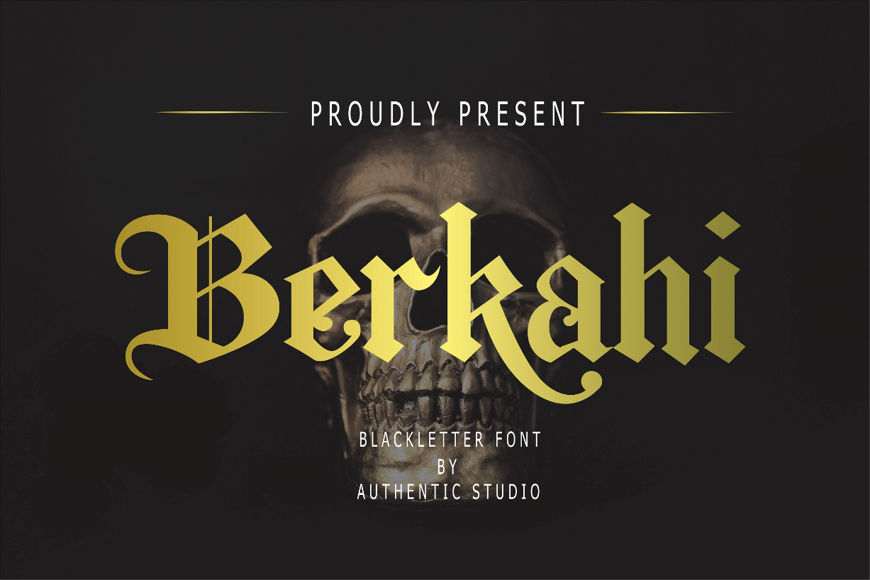 Berkahi Font Poster 1