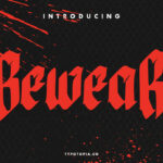 Bewear Font Poster 3