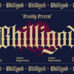 Bhilligod Font Poster 4